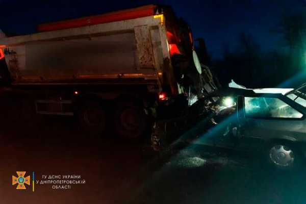 Авария с грузовиком возле Днепра