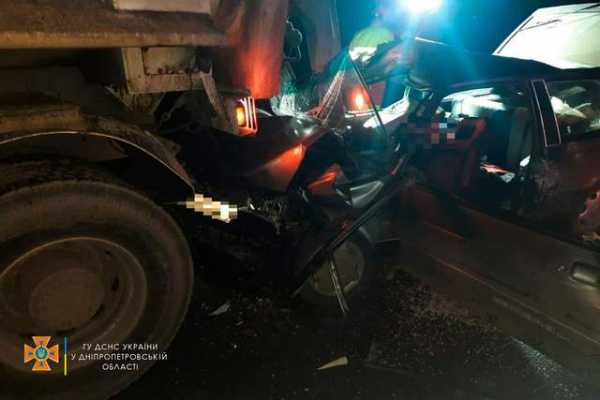 Авария с грузовиком возле Днепра