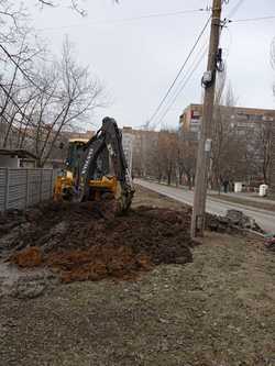 По улице Юбилейная 48 ремонт водовода завершён и запущен в эксплуатаци