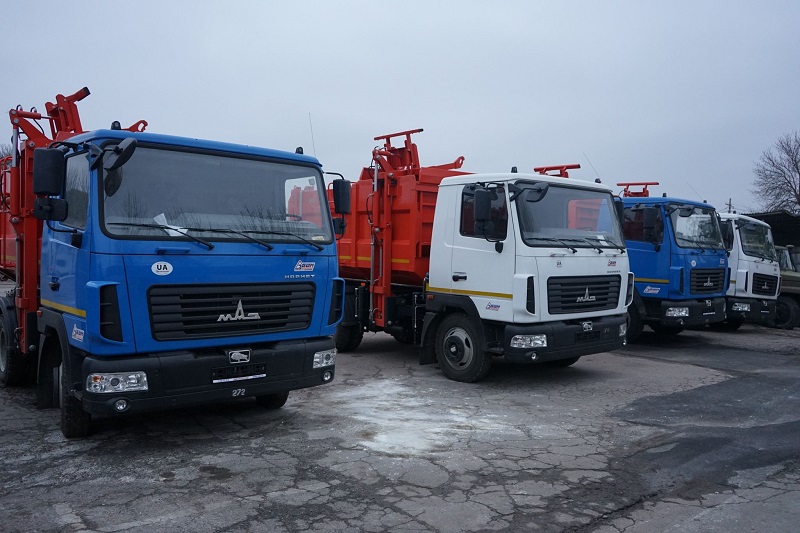 В Краматорск прибыли все из закупленных ранее 8 новых мусоровозов Новости Краматорска